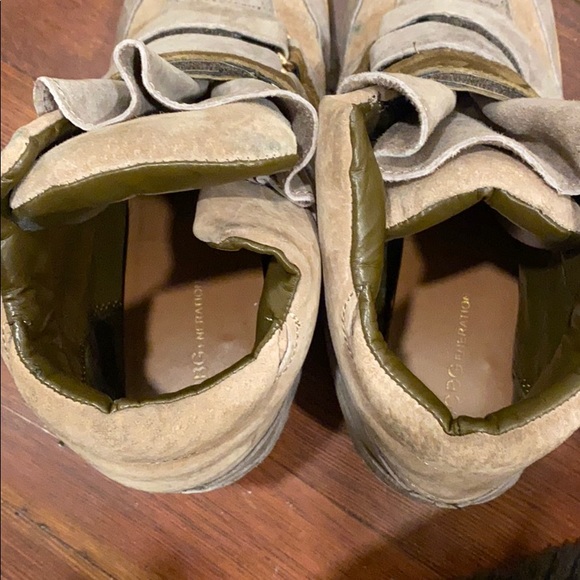 BCBG Anthony Suede Wedge Sneakers - Picture 6 of 8